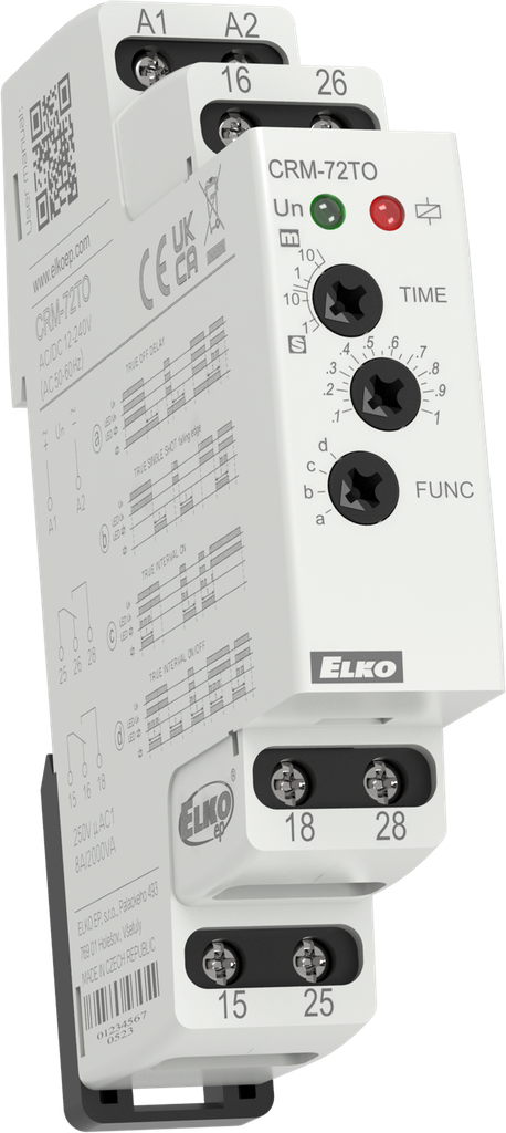 [9282] CRM-72TO/UNI - Multifunction true off delay time relay