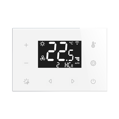 [9417] RFTC-7/W - Smart glass multi-zone thermostat - white