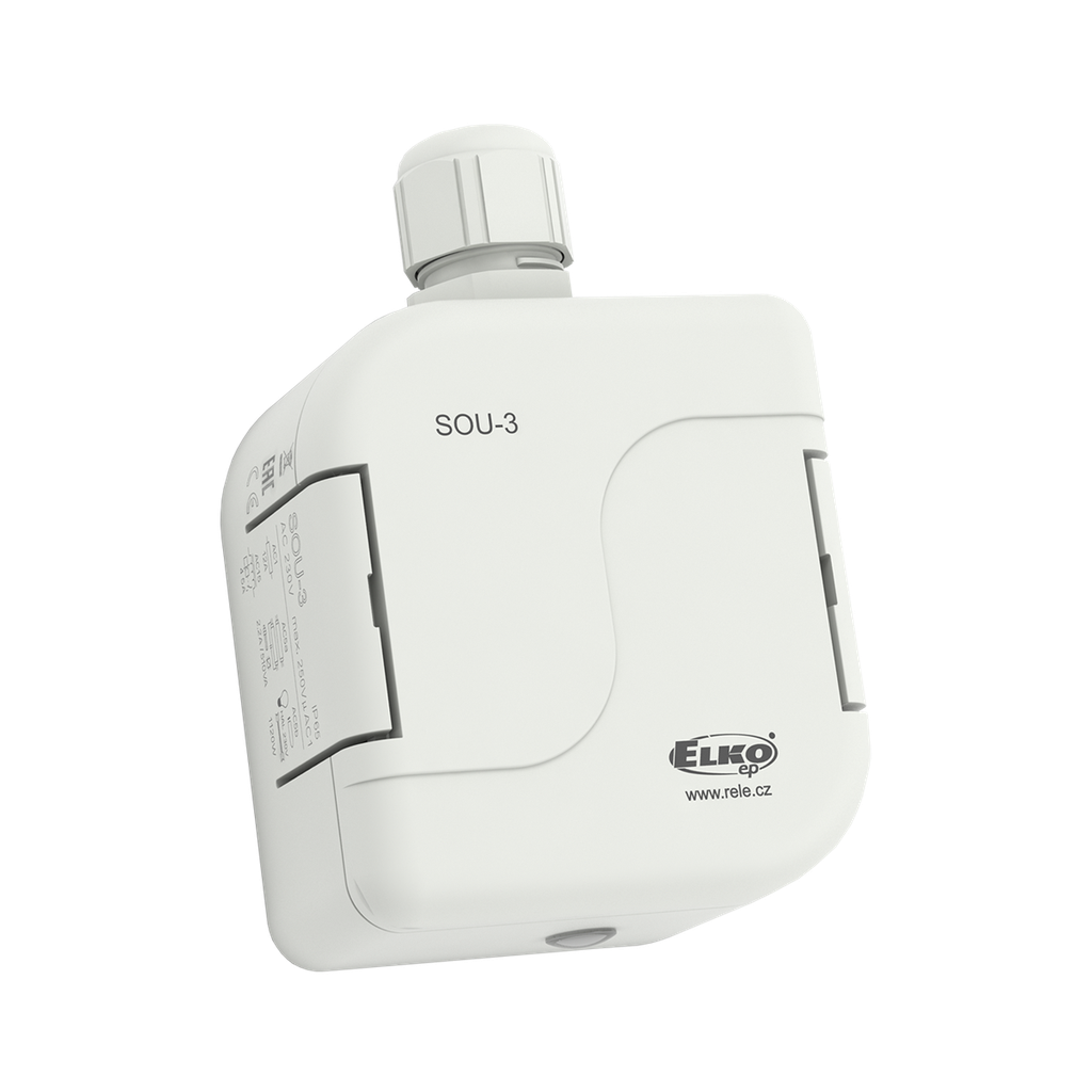 [4056] SOU-3/230 - Twilight light relay with IP65 protection, built-in light sensor