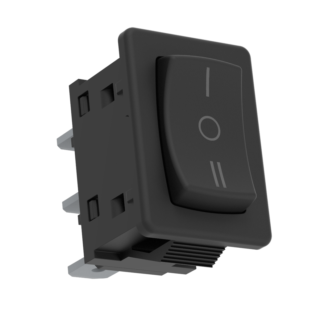 [2465] USS-04 - Switch + button with central position (6 A/250 V AC)
