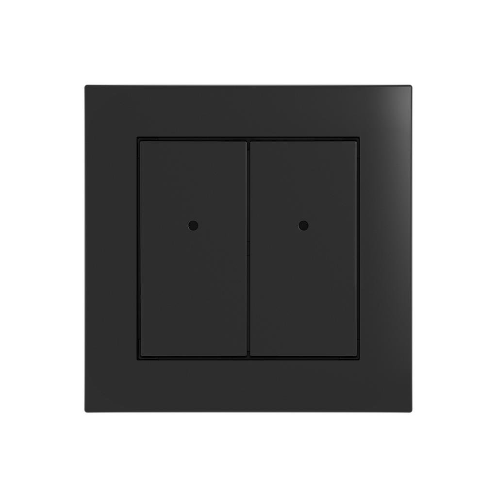 [9465] RFWB-40GB/MT - On-wall button controller – black matte, 4 buttons MATTER