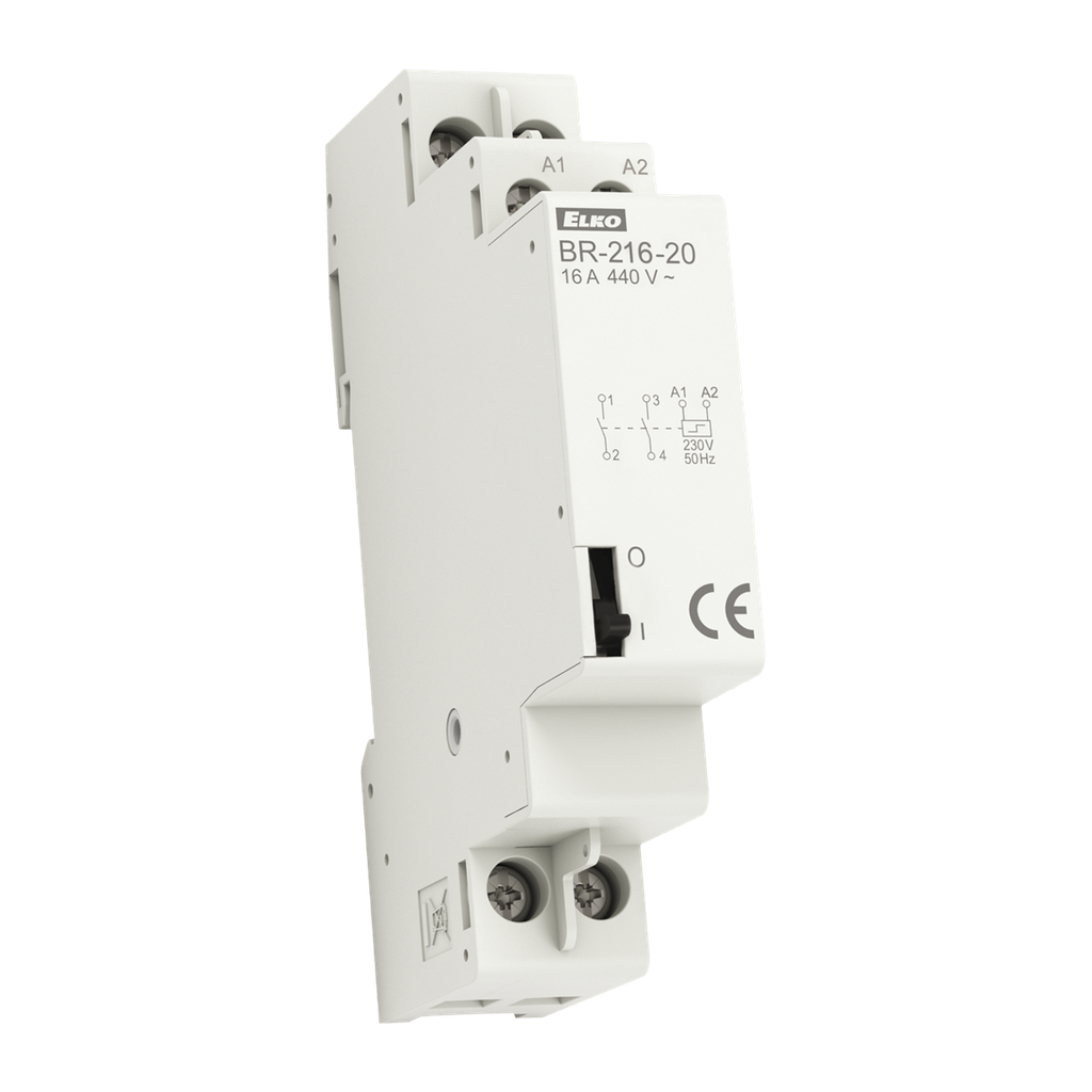 [6886] BR-216-20/230V - Bistable relay, output 2x 16A