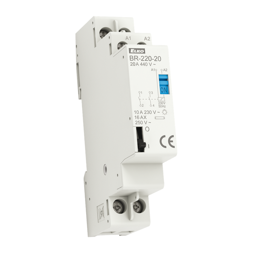 [6888] BR-220-20/230V - Bistable relay, output 2x 20A
