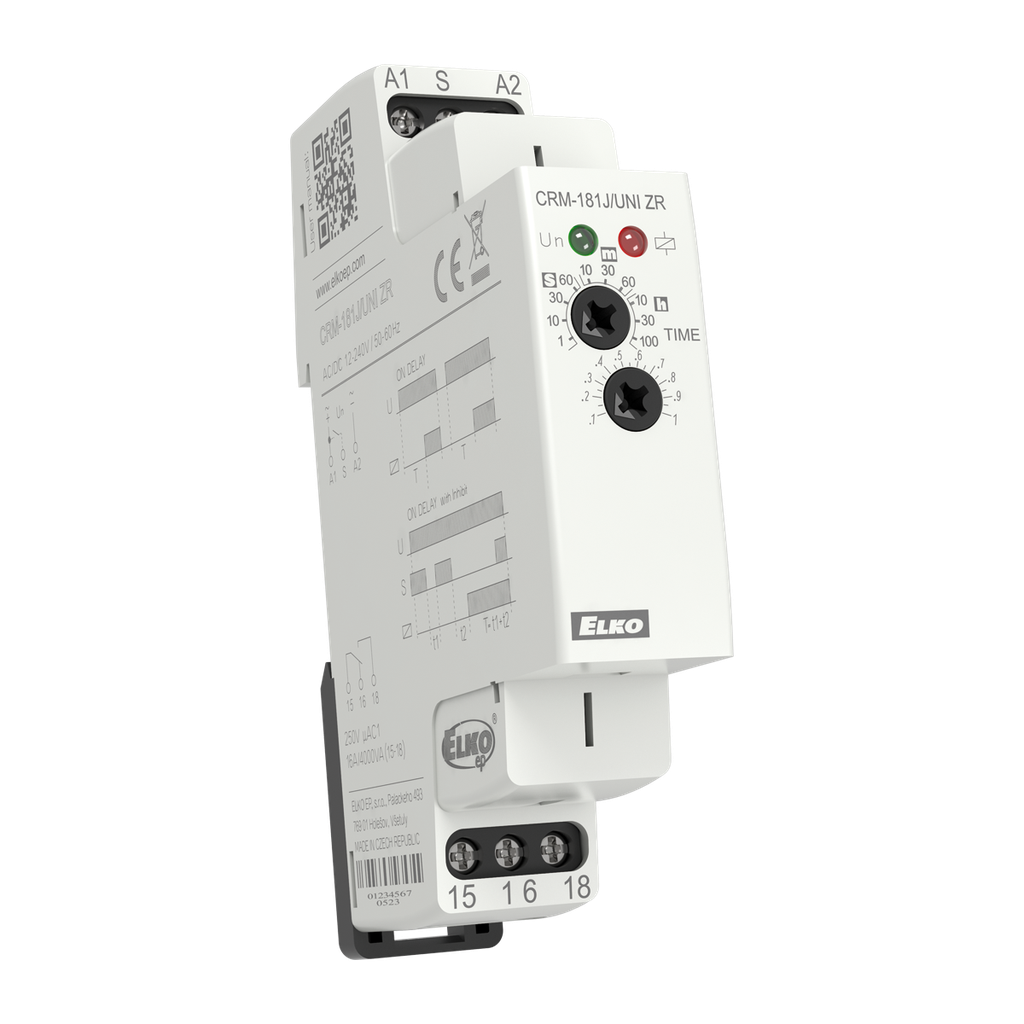 [8038] CRM-181J/UNI ZR - Single-function time relay