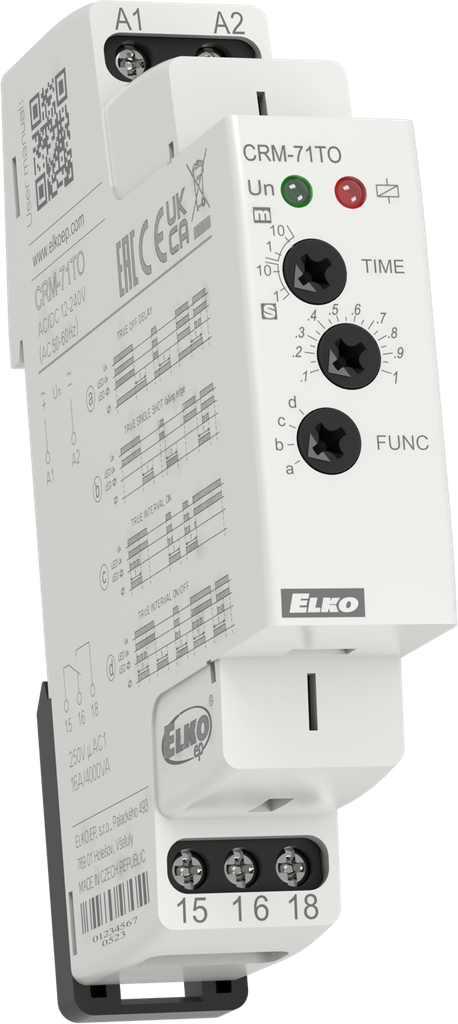 [9281] CRM-71TO/UNI - Multifunction true off delay time relay
