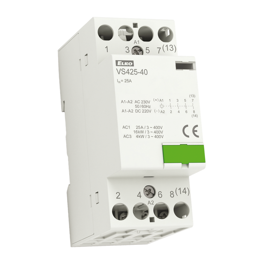 [209970700029] VS425-40 230V AC/DC - Relay, Contactor 4x25A